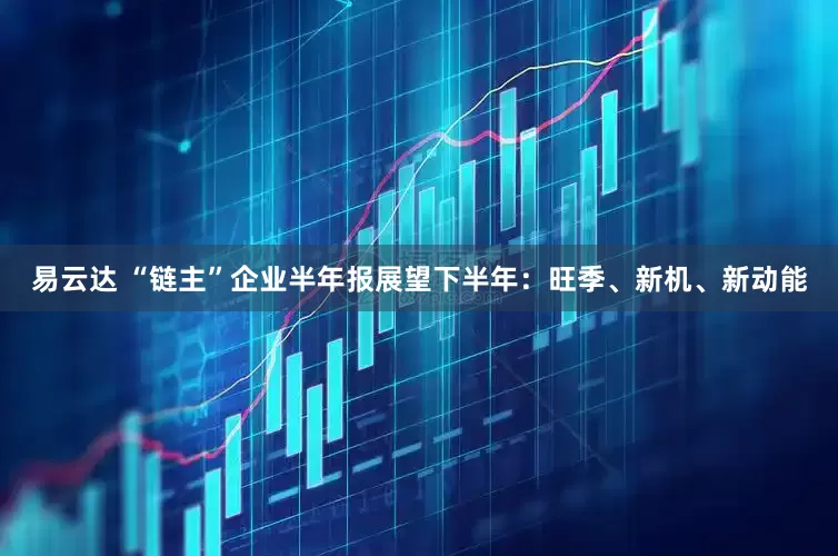 易云达 “链主”企业半年报展望下半年：旺季、新机、新动能