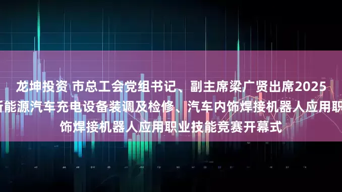 龙坤投资 市总工会党组书记、副主席梁广贤出席2025年淮南市•闵行区新能源汽车充电设备装调及检修、汽车内饰焊接机器人应用职业技能竞赛开幕式
